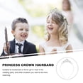 thumbnail image 4 of Miangastore Heart Shaped Crown Headband Tiara Silver 1Pcs Rhinestone Wedding Party Style, 4 of 9