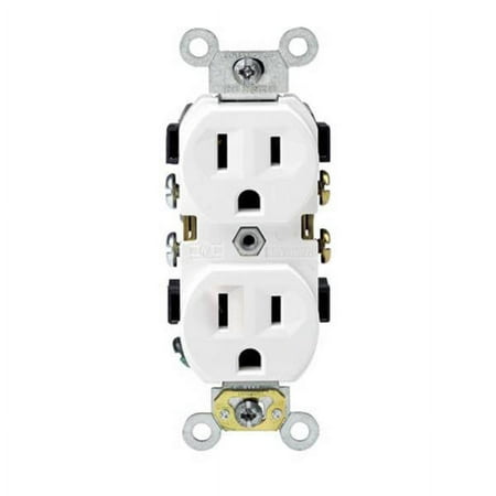Leviton Wht Duplex Outlet