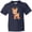 Navy, variant on Inktastic Cute Christmas Reindeer with Christmas Lights Youth T-Shirt