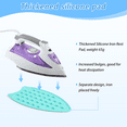 thumbnail image 3 of Vertical Green Sprigs Portable Ironing Mat, Heat-Resistant, Dual-Sided, Foldable for Easy Storage, 3 of 6