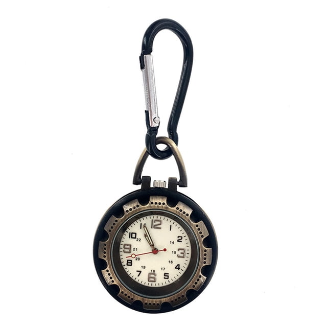 Montre Mousqueton en Alliage Élégant Argent/bronze/bronze Rouge pour Randonnée, Camping et Escalade