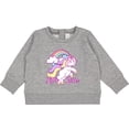 thumbnail image 2 of Inktastic Little Sister Unicorn Baby Sweatshirt, 2 of 4