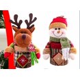 thumbnail image 1 of Bolso Navideño de Terciopelo de Lujo para Muñecas | Estampados Brillantes con Hilo Dorado y Detalles de Lentejuelas | Amplio Compartimento con Bolsillo Oculto | Puño Decorativo y Opciones de Personal, 1 of 5