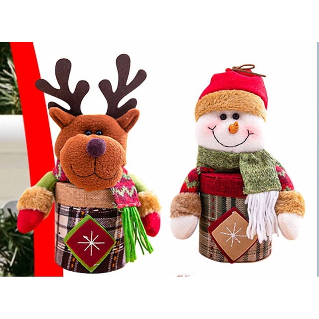 Bolso Navideño de Terciopelo de Lujo para Muñecas | Estampados Brillantes con Hilo Dorado y Detalles de Lentejuelas | Amplio Compartimento con Bolsillo Oculto | Puño Decorativo y Opciones de Personal
