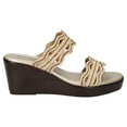 thumbnail image 2 of Easy Street Selva Tuscany Women's Wedge Sandals Color: White Size: 8, 2 of 4