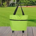 thumbnail image 6 of HOZVOMI Folding Handheld Shopping Tow Wheel Bag - Portable Trolley Grocery Cart with 360° Rotating Wheels, 6 of 6