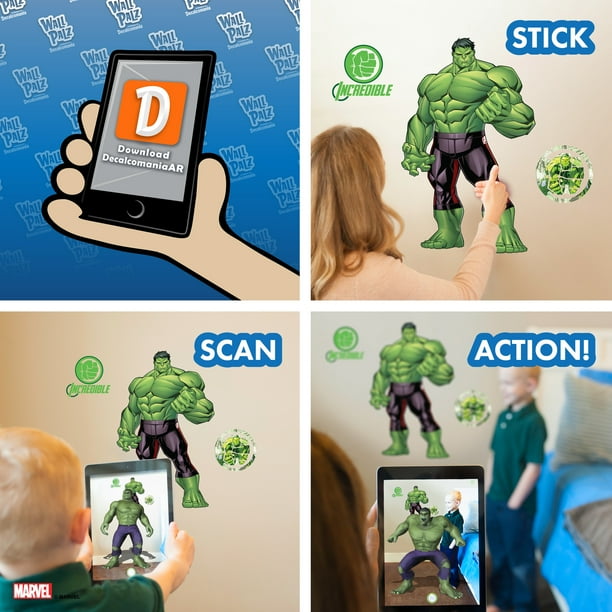 Wall Palz Marvel Incredible Hulk Wall Decals 17