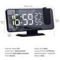 thumbnail image 2 of Projection Digital Alarm Clock for Bedroom, Large LED Alarm Clock Projection on Ceiling Wall,USB Charger,Loud Alarm Clock for Heavy Sleeper Kid Elderly, 2 of 7