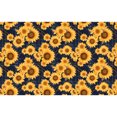 thumbnail image 7 of Yiaed Navy Blue Plaid Sunflower Print Backpack, Premium Laptop Backpack, Travel Backpack for Women, Lightweight Backpacks, Comfortable Back Pack-Medium, 7 of 7