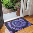 thumbnail image 2 of Blue Purple Tie Dye Pattern Door Rugs,Washable Non Slip Door Mats Indoor,Decorative Door Mats,Entry Mat Indoor for Entrance,Bedroom,Kitchen,Bathroom,17"x30", 2 of 6