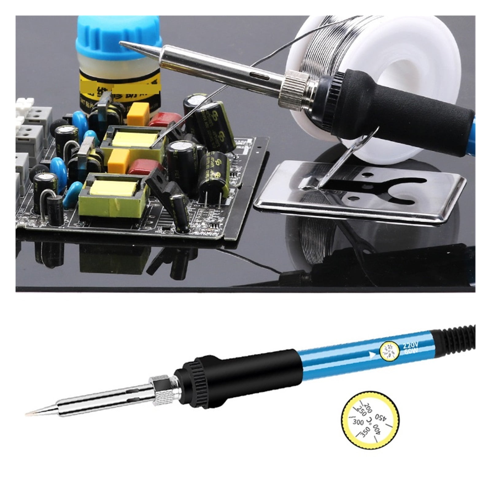 Adjustable Temperature Electric Soldering Iron, Solder Tin Welding Solder Heating, Nib Repair Tool ,Portable