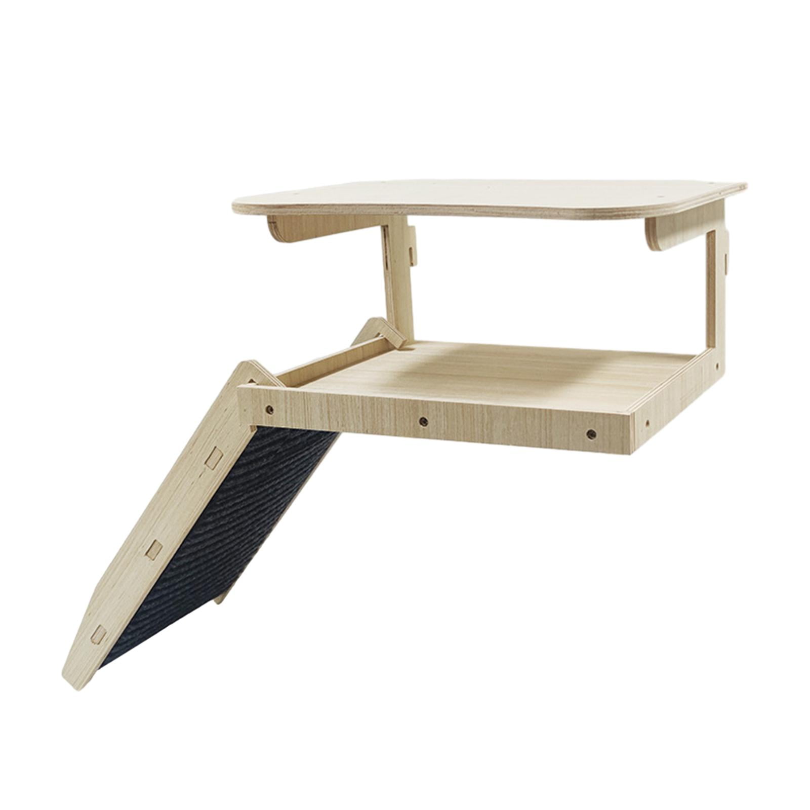 Guinea Pigs Hammock with Platform Guinea Pig House Wooden Playing Small Pets Accessories Durable Hiding Hanging Habitats Castle for Piggies