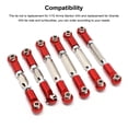 thumbnail image 3 of RC Car Links AR330446 varillas de tracción de enlace ajustable tensor Control remoto parte accesorios reemplazo para granito 4X4 rojo Yuarrent EL014467-01, 3 of 6