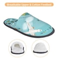thumbnail image 3 of Fotbe Travelling on Airplane Pattern Women's Fuzzy Slippers Plush Slippers Fluffy Winter House Shoes Indoor and Outdoor-Medium, 3 of 8