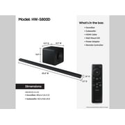 SAMSUNG Ultra-slim 3.1.2ch Wireless Dobly Atmos Soundbar w/ Q-Symphony HW-S800D/ZA