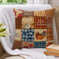 thumbnail image 3 of Vintage Fall Checked Pillow Covers 18x18 Set of 2, Thanksgiving Pumpkins Buffalo Plaid Throw Pillow Covers Decorative Couch Cushion Cover, Microfiber Soft Pillowcases for Bedroom Living Room Sofa, 3 of 9