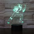 thumbnail image 4 of Luz nocturna LED Wolverines 3D que cambia de color para niños, 4 of 4