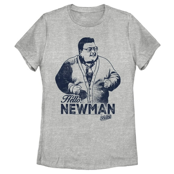Women's Seinfeld Hello, Newman Graphic Tee Athletic Heather Large
