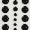 Black, variant on Eyelet Outlet Adhesive-Back Enamel Dot 60/Pkg-Black