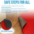 thumbnail image 4 of 31 in. Wide x Cut-to-Length – Non-Slip, All-Weather, Heavy-Duty Utility Runner Rug – Absorbent, Dirt-Trapping, Kid and Pet Safe for Entryways and High-Traffic Areas, Red, 4 of 9
