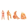 thumbnail image 3 of Figuras de personas en miniatura a escala 1/64, figuras de motociclistas, paisajes, figuras de rol, dioramas estilo b, 3 of 5