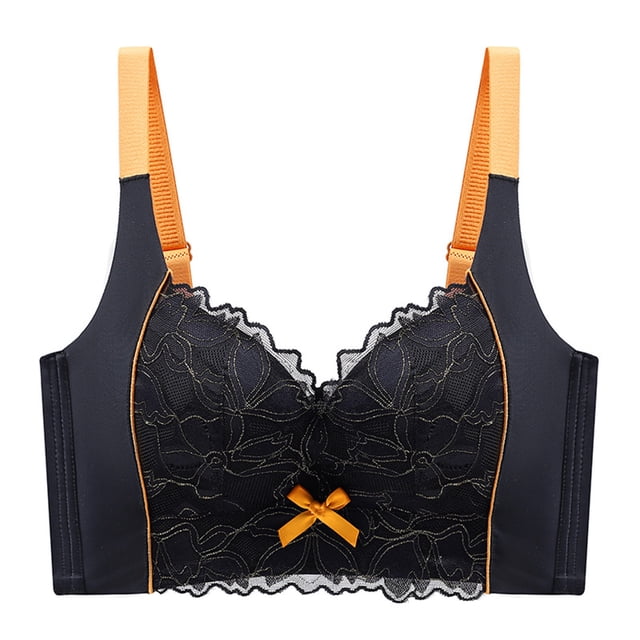 Abcnature Women's Bras Lace Thin Style Ventilate Plus Size Bras without Steel Rim