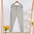 thumbnail image 2 of Dpytoraw Mens Pajama Pants Home Pants Thin Elongated Oversized Casual Loose Sports Pants, 2 of 3