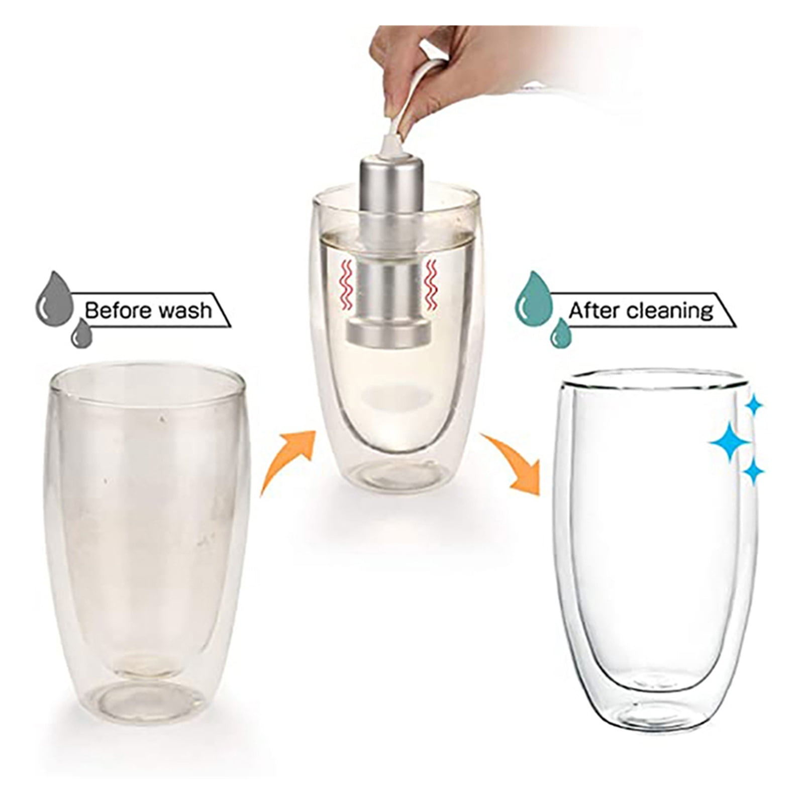 Professional Mini Immersible Ultrasonic Cleaning Stick Household Ultrasonic Cleaner ,Convenient to Use