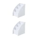 thumbnail image 1 of Inteprter Organizadores de teléfono para llaves de escritorio para el hogar, Mini soporte de almacenamiento de Control remoto, cajas de almacenamiento blanco 2piezas Inteprter CBP103545, 1 of 6