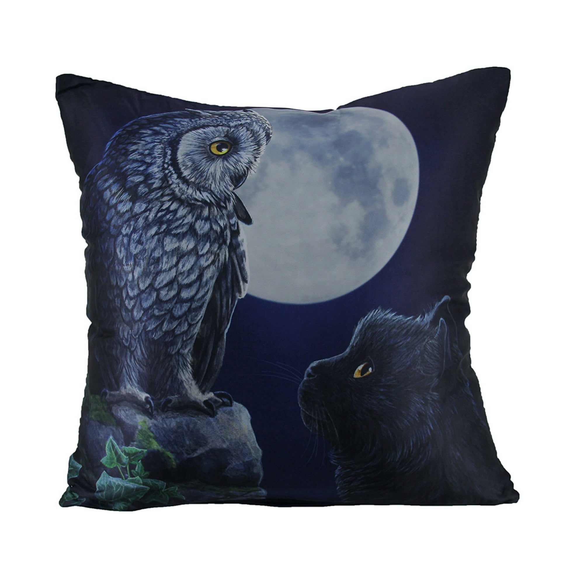 Lisa Parker Purrfect Wisdom Satin Gothic Throw Pillow Walmart Ca