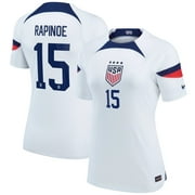 Women's Nike Megan Rapinoe White USWNT 2022/23 Home Breathe Stadium Replica Player Jersey