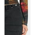 thumbnail image 4 of Madden NYC Women's Denim Pocket Mini Skirt, Sizes XXS-XXL, 4 of 5