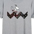 thumbnail image 3 of Peanuts - Snoopy Skating Pattern - Women's Oversized T-Shirt, 3 of 6