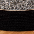 thumbnail image 3 of Safavieh Braided Diana Geometric Reversible Area Rug, Black/Gray, 5' x 5' Round, 3 of 7