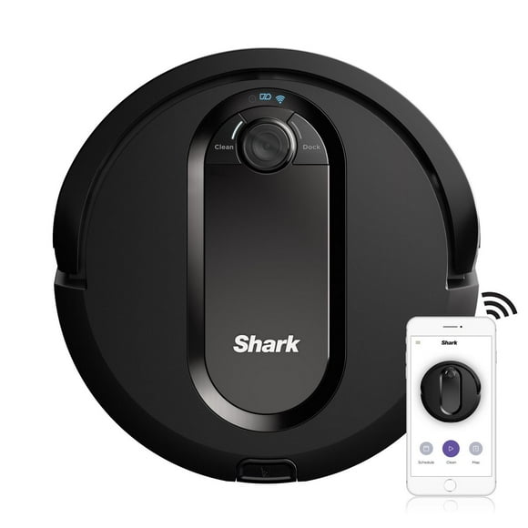 Shark RV1000C, IQ Robot Vacuum, Wi-Fi Connected, Home Mapping, Black, 35W