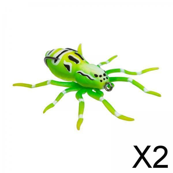 Cebos artificiales de simulación 3D shamjiam PVC 2 piezas