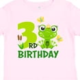 thumbnail image 4 of Inktastic 3rd Birthday Princess Frog Girls Toddler T-Shirt, 4 of 5