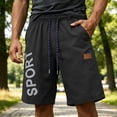 thumbnail image 2 of IhhxPro Men's Athletic Shorts with Pockets Quick Dry Sport Men Casual Drawstring Lightweight Breathable Training Jogging Gym Workout Summer Loose Fit S-2XL, 2 of 7