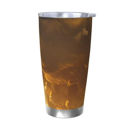 

Matuu Golden Pig Cloud Fantasy for 20oz Durable Thermal Cups Keep Drinks Cold and Hot Insulated Car Mug with Lid-Without Straw