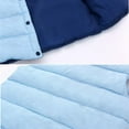 thumbnail image 5 of Hotiary Toddler Boys Girls Lightweight Down Vest Kids Winter Warm Button Sleeveless Vest Outwear Children Reversible Puffer Jacket Coat for 4-10 Years Baby Blue, 5 of 7