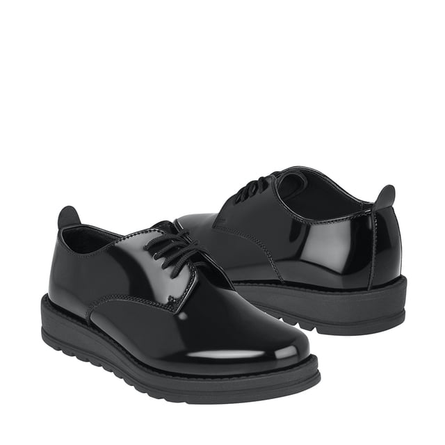 ZAPATOS ESCOLARES NIÑA STYLO 0150 CHAROL NEGRO 18-21