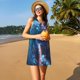 thumbnail image 3 of Disketp Crystal Pattern White Horse para Vestido sin Mangas para Mujeres, Vestidos de Verano para Mujeres, Casual y Holgado para la Playa, 3 of 7