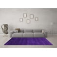 thumbnail image 3 of Ahgly Company Indoor Rectangle Abstract Purple Contemporary Area Rugs, 2' x 3', 3 of 4