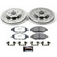 thumbnail image 3 of PowerStop Front Z36 Truck & Tow Carbon-Fiber Ceramic Brake Pad and Drilled and Slotted Rotor Kit Fits: INFINITI NISSAN Select Models K6496-36, 3 of 9