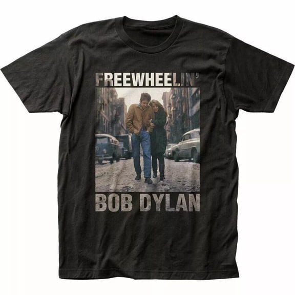 Rare Bob Dylan Freewheelin T Shirt Mens Black S-234XL New Shirt