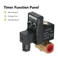 thumbnail image 3 of Electronic Drain Valve Brass  Drainage Electric Solenoid Valve With Timer For Air Compressor Split Type 24-220V, 3 of 8