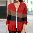 thumbnail image 2 of Vedolay Women Sweater Autumn Loose Fashion Casual Solid Sweater Red,XL, 2 of 5