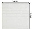 thumbnail image 4 of 3D Home Decor Wallpaper Self-Adhesive Brick Wallpaper Foam wall stickers Use In Kids Room Kitchen Bedroom (23.6" - 23.6" ), 4 of 5