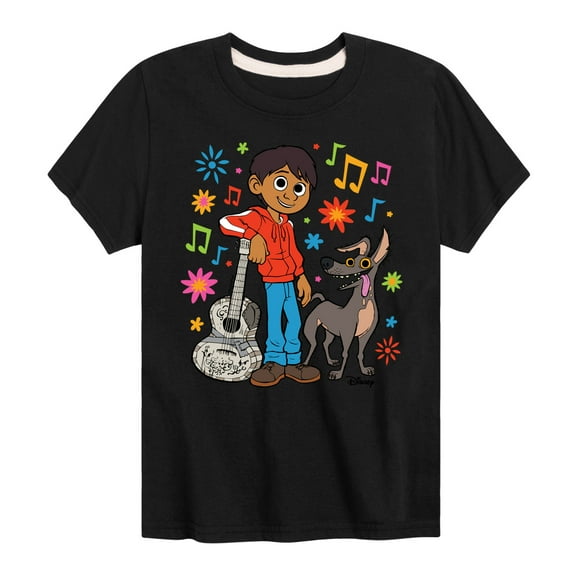 Coco - Miguel Y Dante - Toddler And Youth Short Sleeve Graphic T-Shirt