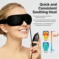 thumbnail image 4 of FACEMOON Heated Eye Mask, USB Warm Compress, Dry Eye Relief for Daily Use, Black, 4 of 8